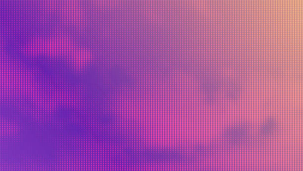 illustrations, cliparts, dessins animés et icônes de ciel avec des nuages halftone vector background. contexte tendance pour votre entreprise et la publicité - futurism