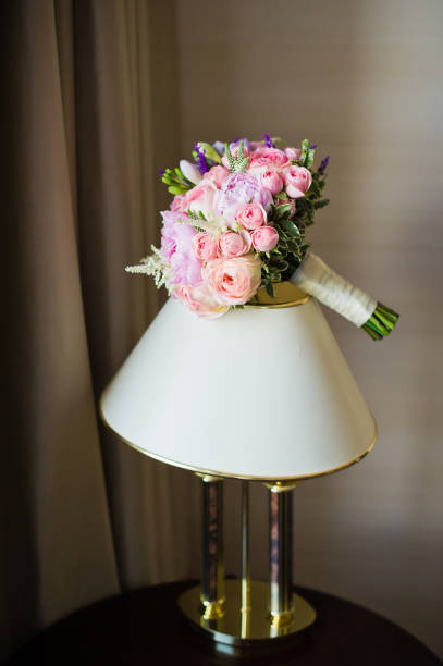 istock wedding bouquet of pink and white roses 1185291863