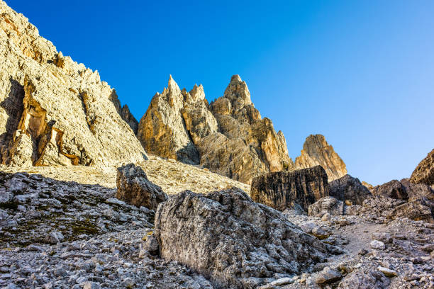 Outdoor iconic landscape on the Dolomites: the Seceda famous landmark