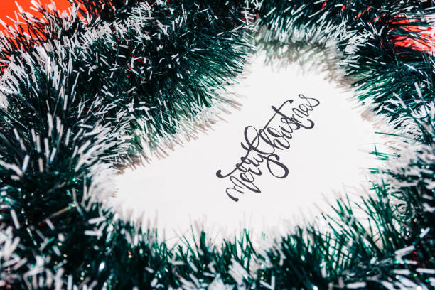 istock Merry Christmas greeting card 1185297407
