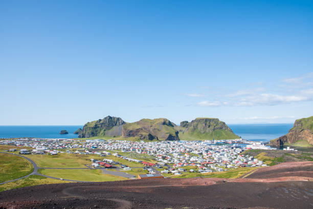 istock View over town of Heimaey in Iceland 1185307921