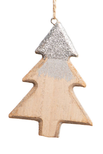 istock Christmas pine tree made of wood 1185310962