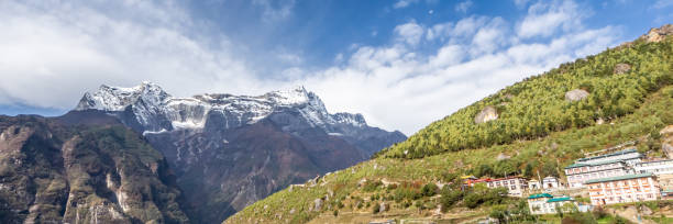 istock Namche Bazaar village on the way to Everest Base. Nepal. 1185313079
