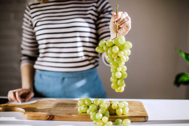 istock Fresh and juicy grapes 1185313519