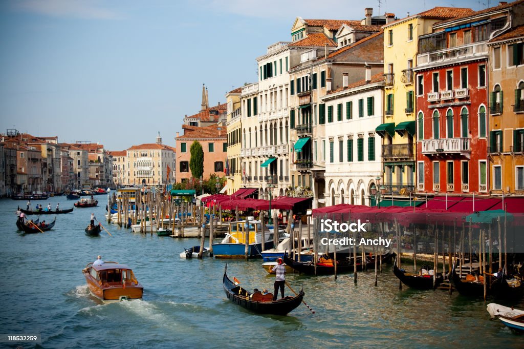 Gran Canal de Venecia, Italia - Foto de stock de Agua libre de derechos