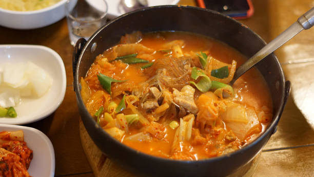 istock Korean food, Kimchi stew 1185323443