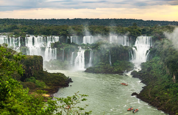 istock Iguazu Falls in South America (brasilian side) 1185326325