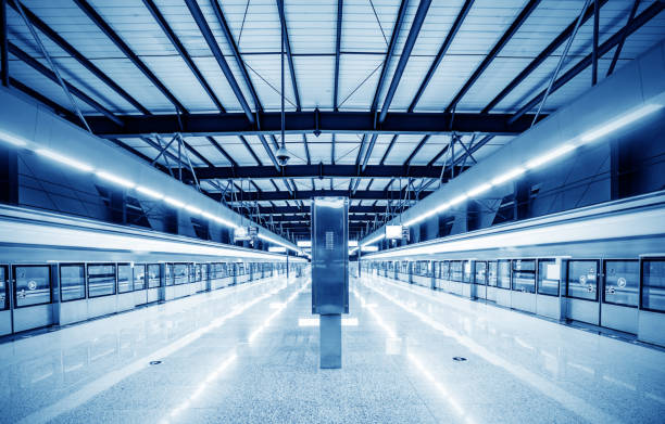 Exterior of modern airport \