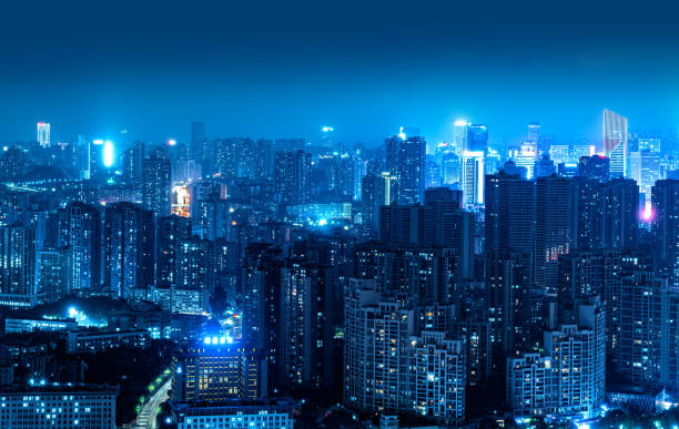 istock Chongqing night scene 1185329626