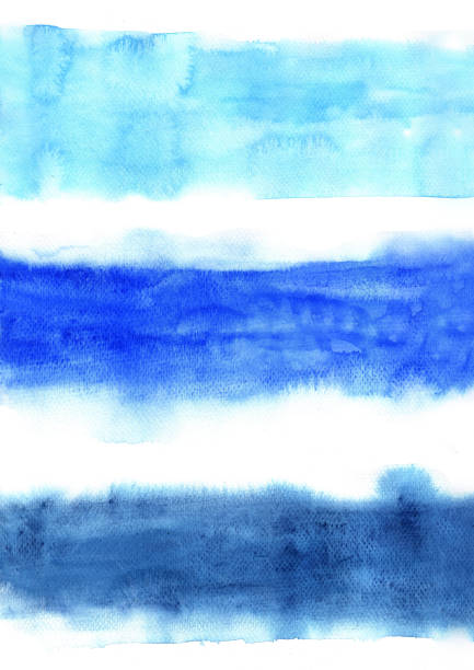 istock Abstract blue night sky or deep ocean color field watercolor hand painting background for decoration on advertising design and all artwork. 1185333777
