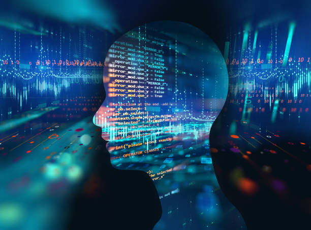 istock silhouette of virtual human on abstract technology 3d illustration 1185334319