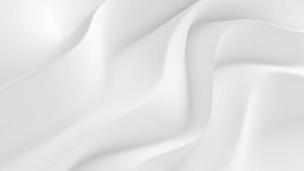 istock Elegant white background with drapery fabric. 3d illustration, 3d rendering 1185334473