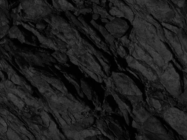 istock Black stone texture background. Rock tectura. Abstract grunge stone background. 1185335640