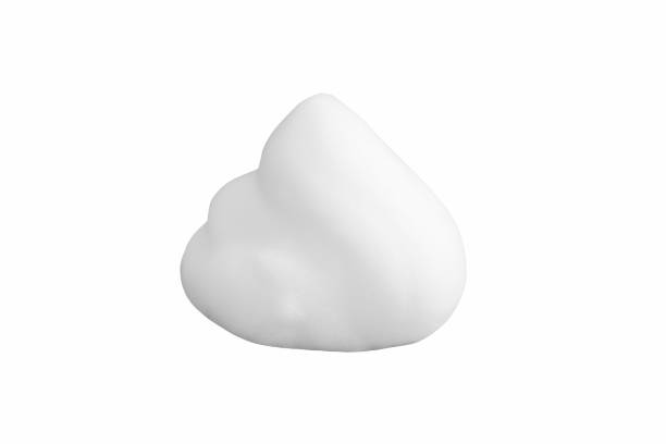 istock Shaving foam isolated on white background. with clipping path 1185337338