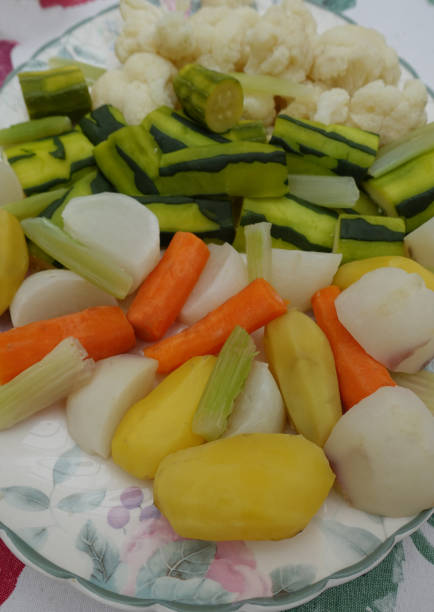 istock Various vegetables steamed for an Aioli 1185357192
