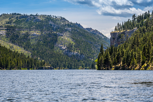 Un paisaje con vistas a Gates of the Mountain en Helena National Forest, Montana photo