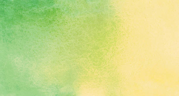 istock Green yellow gradient watercolor background. Abstract texture. 1185364320
