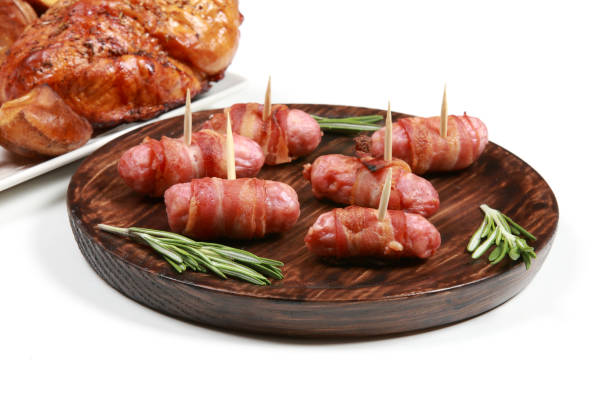 istock Pigs in Blanket side dish at party 1185379530