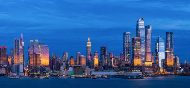 istock View to Manhattan skyline from New Jersey. 1185381116
