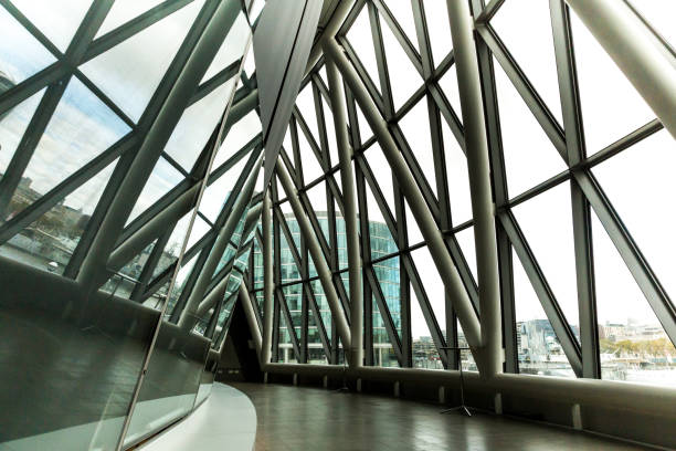 istock Futuristic Modern Interior Architecture in the City 1185382560