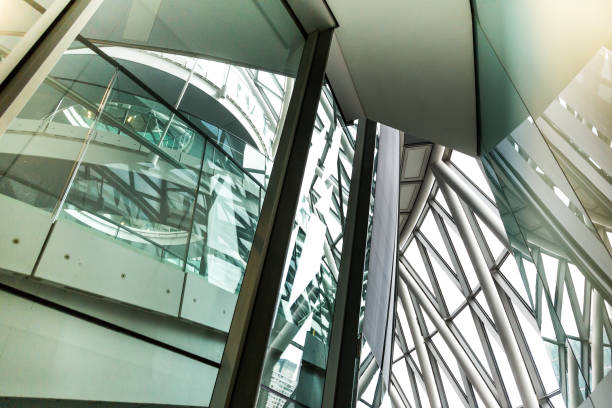 istock Futuristic Modern Interior Architecture in the City 1185382562