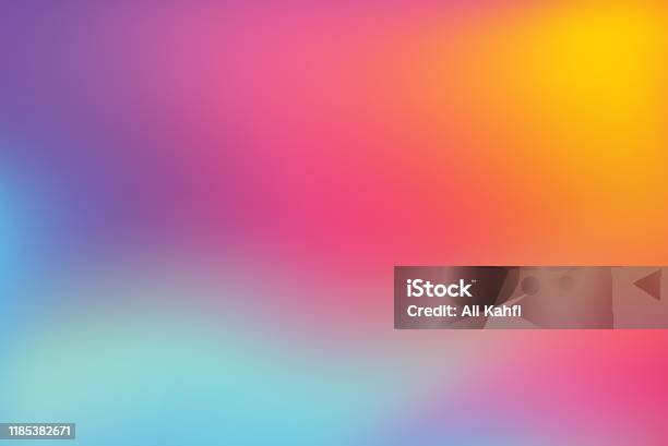 Abstract Blurred Colorful Background Stock Illustration - Download Image Now - Color Gradient, Backgrounds, Multi Colored
