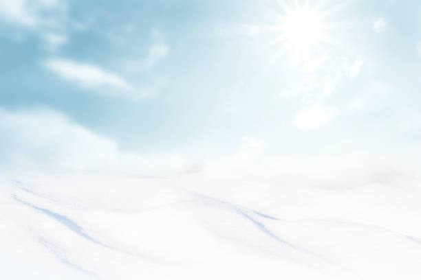 istock Winter snow background. Snow on the hills with blue sky in the back. 1185383965