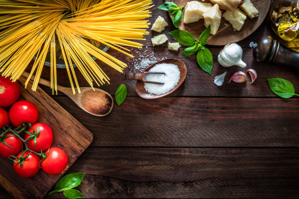istock Italian pasta ingredients stock photo 1185386443