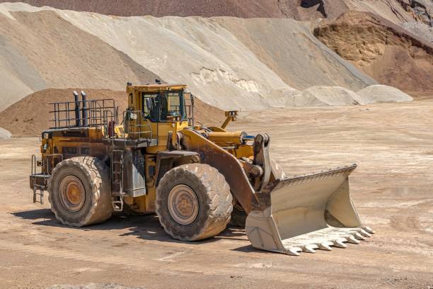 istock Big heavy yellow bulldozer at construction site. 1185392773