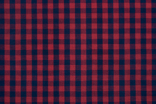 texture de coton à carreaux pour le fond - lumberjack shirt photos et images de collection