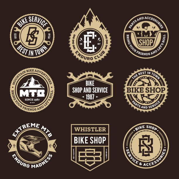 310+ Mountain Biker Logo Stock Illustrations, Royalty-Free Vector ...