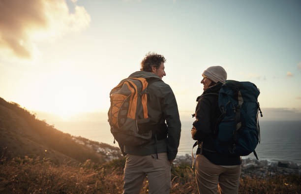istock The best hikes end off with a beautiful sunset 1185397637
