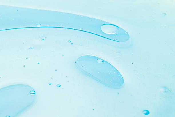 istock Oil bubbles in water, round abstract drops 1185402684