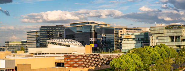 istock Sandton city at sunset twilight panorama 1185404224