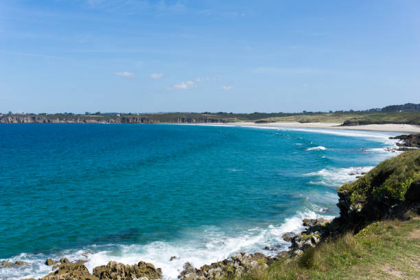 istock ground swell waves rolling on the White Sablons beach in Brittany 1185407041