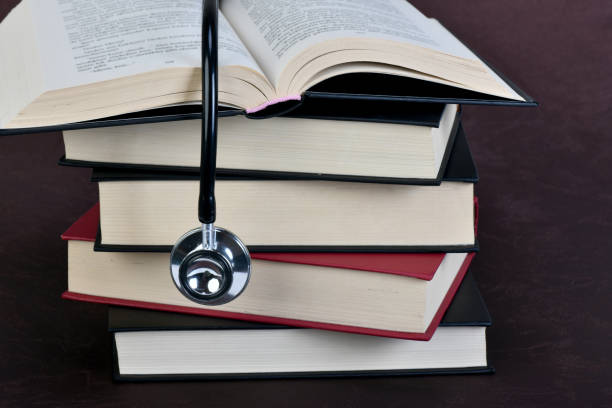 istock Stethoscope and books. 1185411602