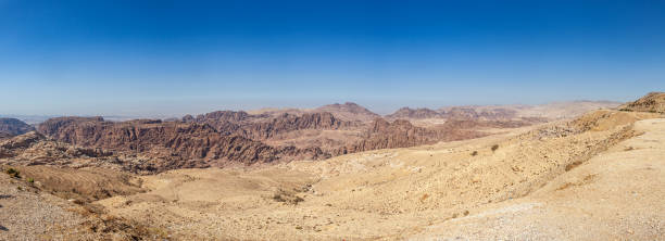 istock Panorama of Jordan lifeless desert 1185414144