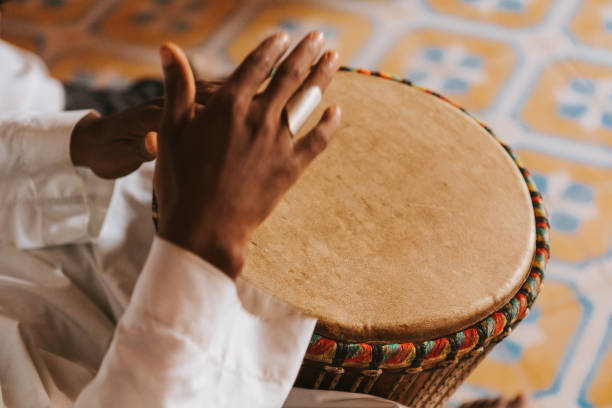 istock Bongos playing in Morocco, Africa. 1185414288