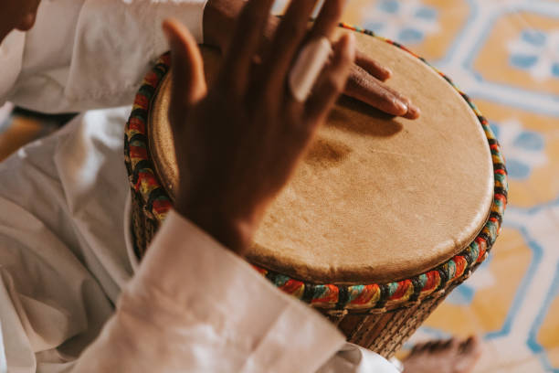 istock Bongos playing in Morocco, Africa. 1185414292