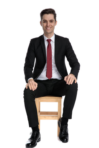 istock Positive businessman looking forward and smiling 1185417255