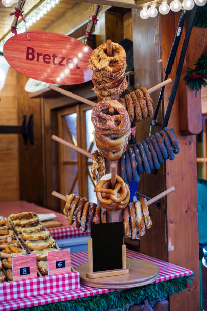 istock Fresh pastries,  french bagel bratzel 1185424666