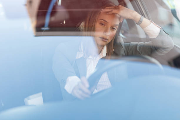 istock This traffic jam is giving me a headache! 1185427703