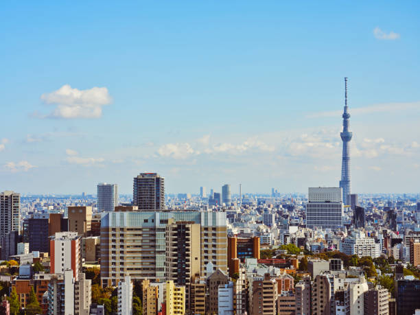 istock Tokyo Skyscraper Buildings on a Clear Day 1185427803