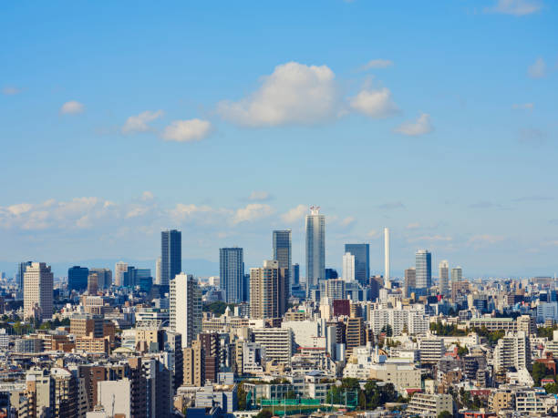 istock Tokyo Skyscraper Buildings on a Clear Day 1185428737