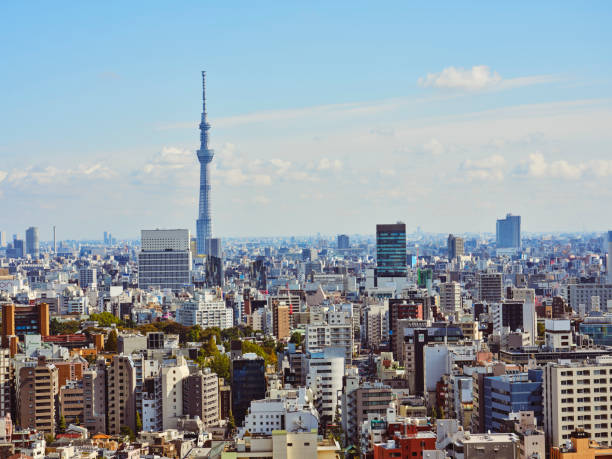 istock Tokyo Skyscraper Buildings on a Clear Day 1185429015