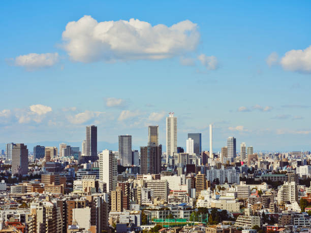 istock Tokyo Skyscraper Buildings on a Clear Day 1185429215