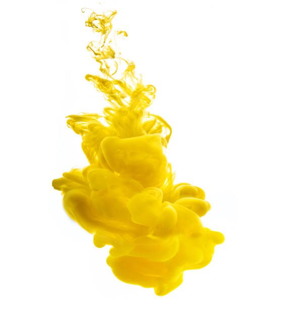abstract formed by color dissolving in water