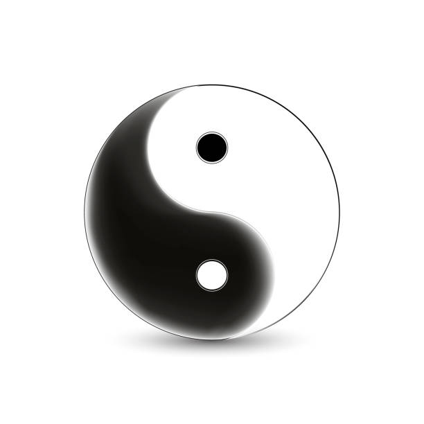 istock Ying yang symbol of harmony and balance 1185431731