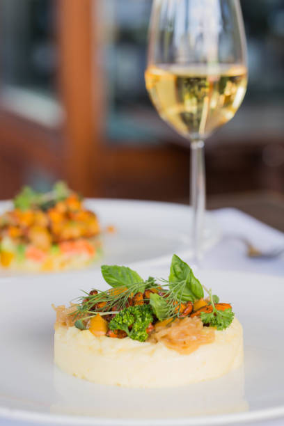 istock mashed potatoes with vegetables and chanterelles 1185434060