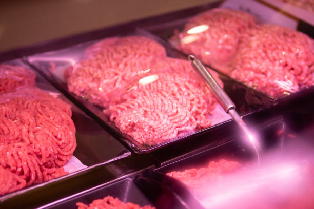 istock Minced Pork in fresh market 1185436826